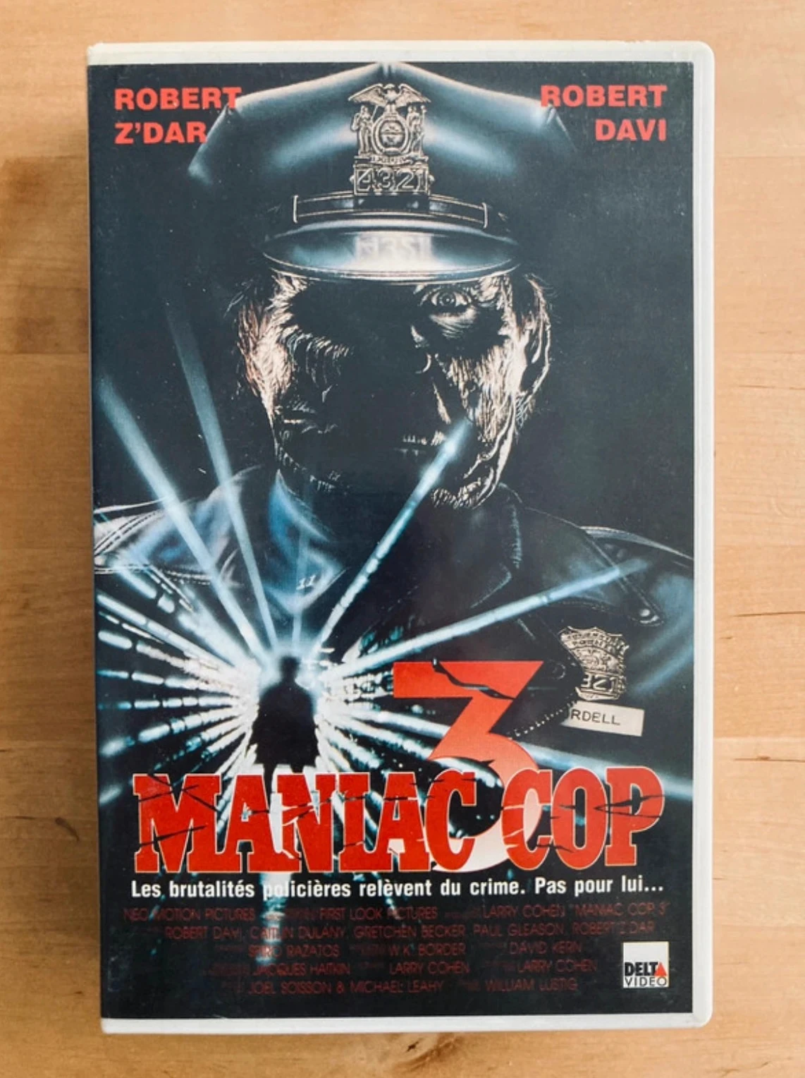 Cassette VHS Maniac Cop 3.